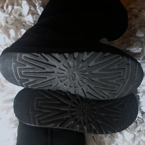 Ugg Womens 5815 Classic Tall Black Boots Size 7 - Picture 4 of 5